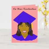 卒業式で…新しいチャプターカード カード (黄色い花)