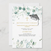 卒業式と確認ディナー 招待状 (正面)