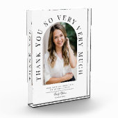 卒業式に感謝するフォトギフト フォトブロック (左)