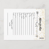 卒業式のおすすめ＆どれだけ知ってる？　両面カード ポストカード (裏面)