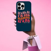 卒業式のおもしろい電話カスタムケースだ