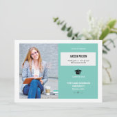 卒業式のお知らせと招待状 招待状 (スタンド正面)