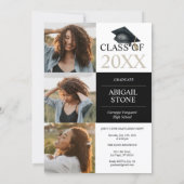 卒業式のお知らせ招待状 招待状 (裏面)