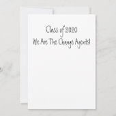 卒業式のお知らせ - コロナウイルス2020 - 面白い 招待状 (裏面)