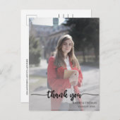 卒業式のお礼 ポストカード (正面/裏面)