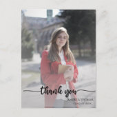 卒業式のお礼 ポストカード (正面)