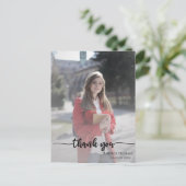 卒業式のお礼 ポストカード (スタンド正面)