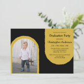 卒業式のアーチパーティ 招待状 (スタンド正面)