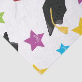 卒業式のキャップと卒業証書を出した 薄葉紙 (詳細)