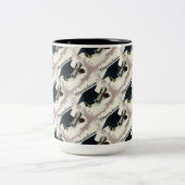 卒業式のクラスキャップ&卒業証書 ツートーンマグカップ (中央)