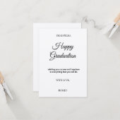 卒業式のグリーティングカード カード (正面/裏面インサイチュ)