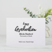 卒業式のグリーティングカード サンキューカード (スタンド正面)