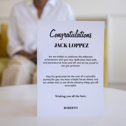 卒業式のグリーティングカード サンキューカード