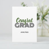 卒業式のグリーティングカード サンキューカード (スタンド正面)