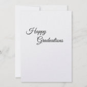 卒業式のグリーティングカード サンキューカード (裏面)