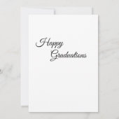 卒業式のグリーティングカード サンキューカード (裏面)