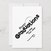 卒業式のグリーティングカード 招待状 (正面)