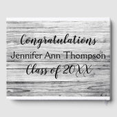 卒業式のゲストブック ゲストブック (裏面)