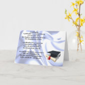 卒業式のゴド娘の詩 カード (黄色い花)