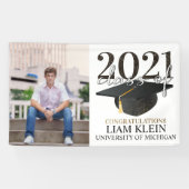 卒業式のバナー、卒業式のパーティー、グラッド·パーティー·バ 横断幕 (横)