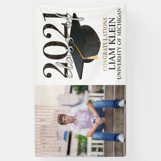 卒業式のバナー、卒業式のパーティー、グラッド·パーティー·バ 横断幕 (縦)