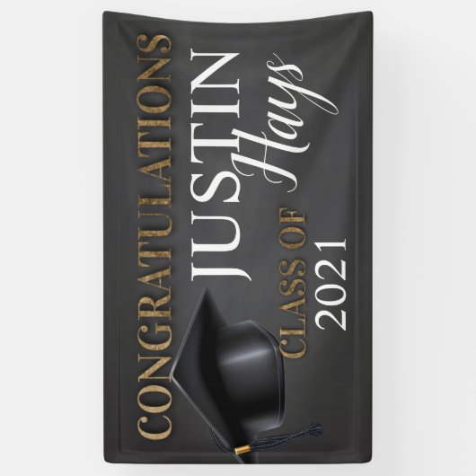 卒業式のバナー、卒業式のパーティー、卒業式のパーティー 横断幕 (縦)