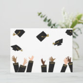 卒業式のパーティー 招待状 (スタンド正面)