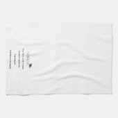 卒業式の上限おもしろい事実 キッチンタオル (横)