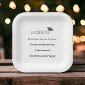 卒業式の上限おもしろい事実 ペーパープレート