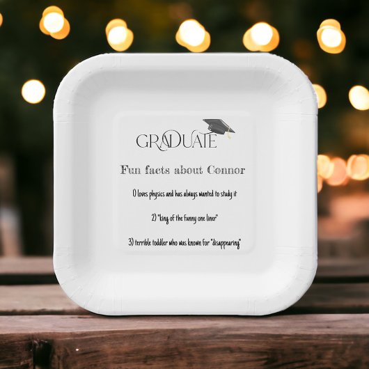 卒業式の上限おもしろい事実 ペーパープレート