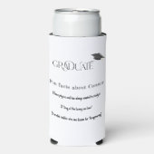 卒業式の上限おもしろい2023 スリム缶クーラー (Seltzer正面)