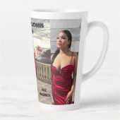 卒業式の個人化ポスター カフェラテマグ (右)