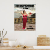 卒業式の個人化ポスター ポスター (キッチン)