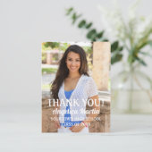 卒業式の写真 ポストカード (スタンド正面)