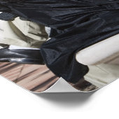 卒業式の学生 ポスター (角)