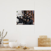 卒業式の学生 ポスター (キッチン)