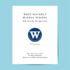 卒業式の宣伝チラシ チラシ