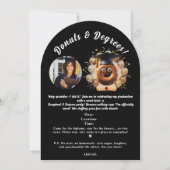 卒業式の寄付と学位 招待状 (正面)