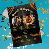 卒業式の寄付と学位 箔招待状