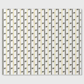 卒業式の帽子のパレード ラッピングペーパー (フラット)