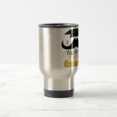 卒業式の帽子をかぶって卒業証書を書くように言っておこう トラベルマグ (中央)