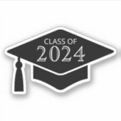 卒業式の帽子/カスタム帽子 シール (正面)