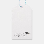 卒業式の帽子 ギフトタグ (正面)