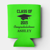 卒業式の年カスタム名の賛成 缶クーラー (裏面)