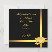 卒業式の招待テンプレート 招待状 (裏面)