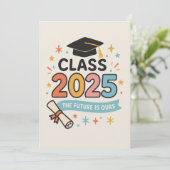 卒業式の招待状 招待状 (スタンド正面)