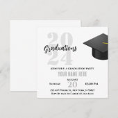 卒業式の招待状 招待状 (正面/裏面)