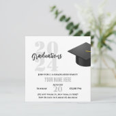 卒業式の招待状 招待状 (スタンド正面)