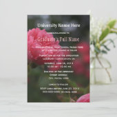 卒業式の招待状 招待状 (スタンド正面)