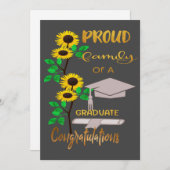 卒業式の挨拶フラットカード シーズンカード (正面/裏面)